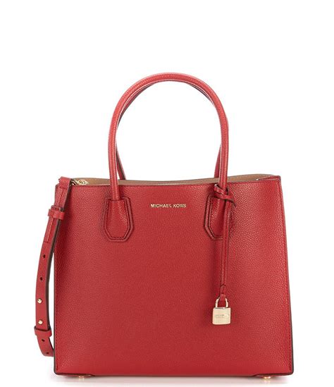 michael kors mercer large convertible tote moss|michael kors dark cherry.